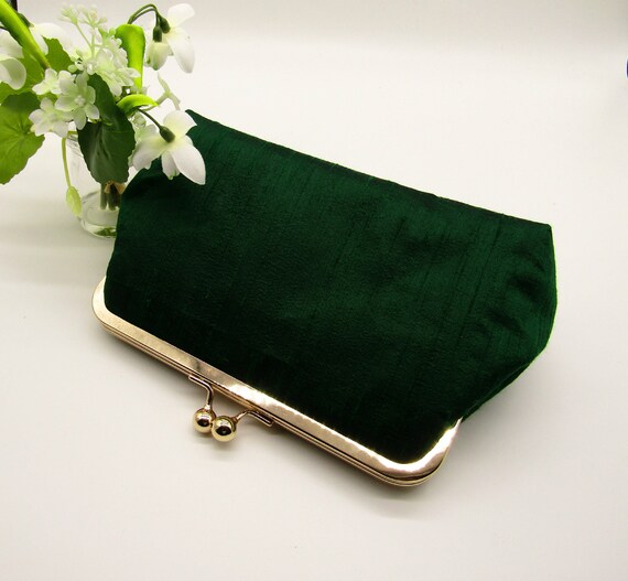 Silk clutch shop