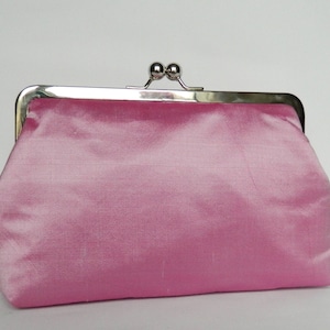 Orchid Clutch Purse, Orchid Silk Clutch, Wedding Clutch, Orchid Bridal Clutch, Orchid Bridesmaid Clutch, Evening Clutch