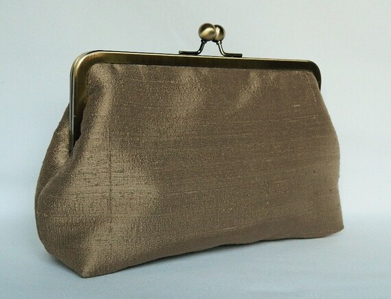 bronze clutch bags for weddings