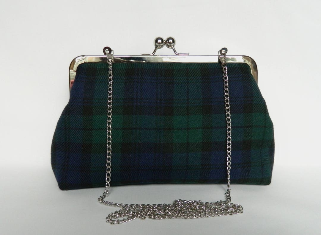 Clutch Purse Tartan Plaid Clutch Purse Framed Clutch Purse Etsy UK