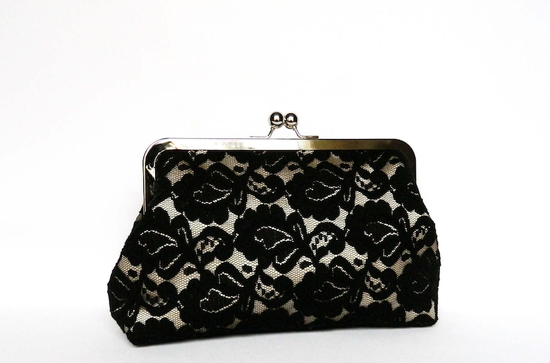 Black Lace Clutch Lace Clutch Wedding Clutch Evening Lace
