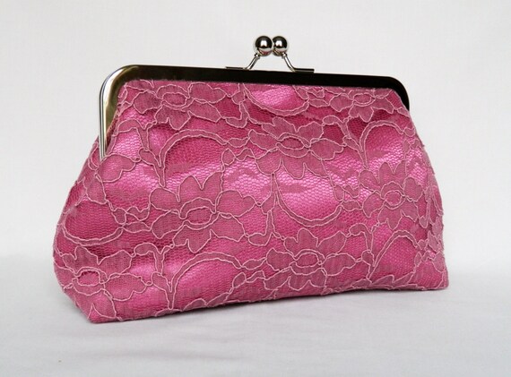 pink clutch bags for weddings