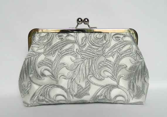 grey clutch bag for wedding