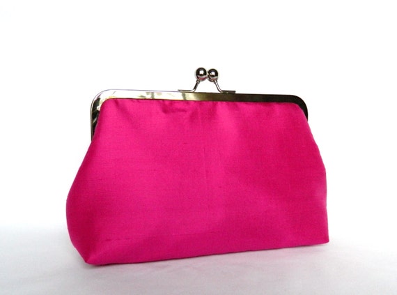 fuschia evening bags