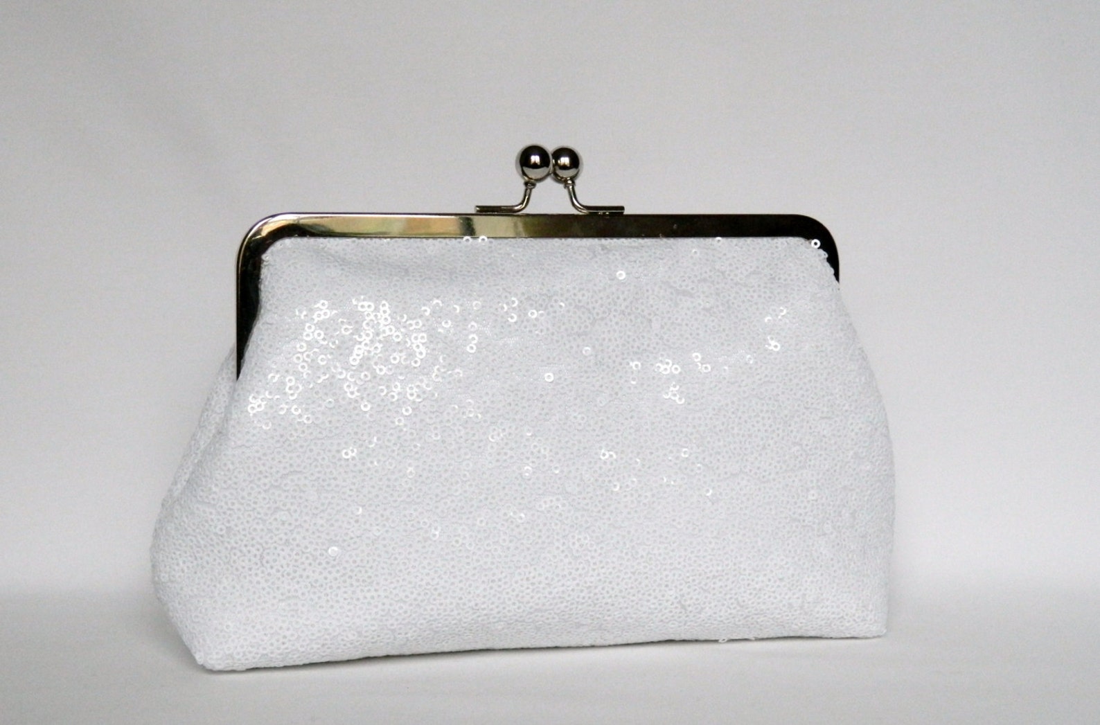 White Sequin Clutch White Bridal Clutch Sequin Clutch Etsy UK