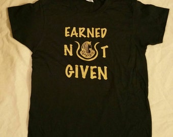 Masonic DOI (Daughters) Earned Not Given Shimmer Tee