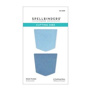 Spellbinders- Nestabilities® - Back Pocket Etched Dies