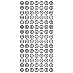 Simple Stories - Simple Vintage Essentials Type Keys Foam Stickers