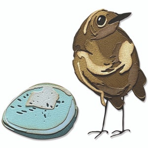 Sizzix Thinlits Dies Colorize By Tim Holtz - Bird  and  Egg