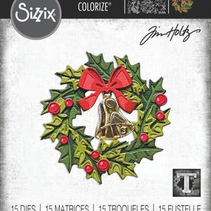 Sizzix Thinlits Dies Colorize By Tim Holtz - Yuletide