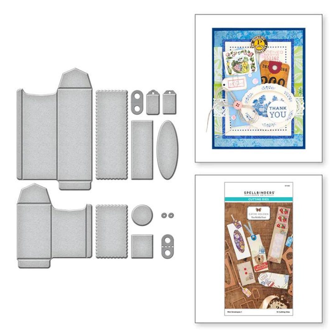 Spellbinders Mini Spellbinders- Mini Envelopes 1 Etched Dies - Flea Market Finds ...