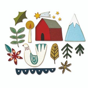 Sizzix Thinlits Dies By Tim Holtz - Funky Nordic