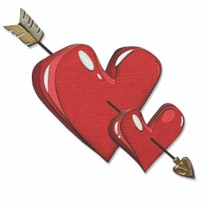 Sizzix Thinlits Dies Colorize By Tim Holtz - Lovestruck