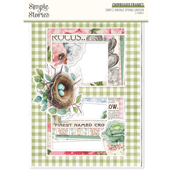 Simple Stories - Simple Vintage Spring Garden - Chipboard Frames