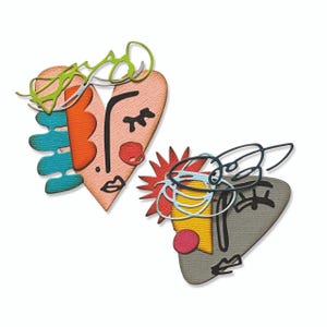 Sizzix Thinlits Dies by Tim Holtz - Abstract Faces