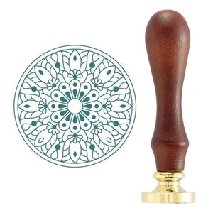 Spellbinders - Sealed Collection - Brass Wax Seal With Handle - Mandala