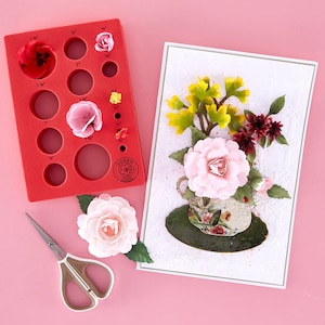 Spellbinders - Susan&#39;s Garden Flower Mold Tray - Victorian Garden Collection