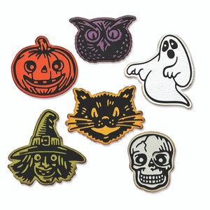 Sizzix Thinlits Dies by Tim Holtz - Retro Halloween