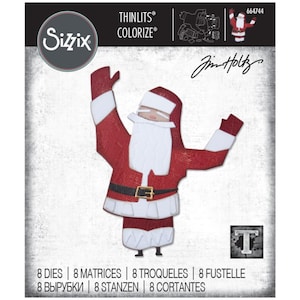 Sizzix Thinlits Dies By Tim Holtz - Papercut Christmas #1 Colorize