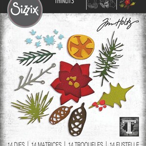 Sizzix Thinlits Dies by Tim Holtz - Modern Festive