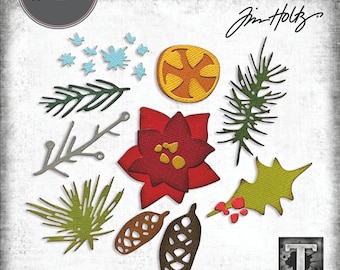 Sizzix Thinlits Dies by Tim Holtz - Modern Festive