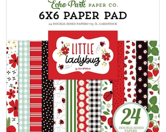 Echo Park Paper - Little Ladybug - 6 x 6 Paper Pad