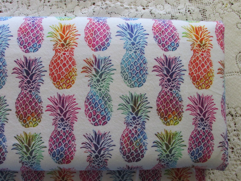 Extralarge Receiving Blanket Rainbow Pineapples Pineapple Etsy