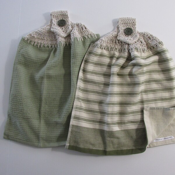 Green Kitchen Towels - Etsy
