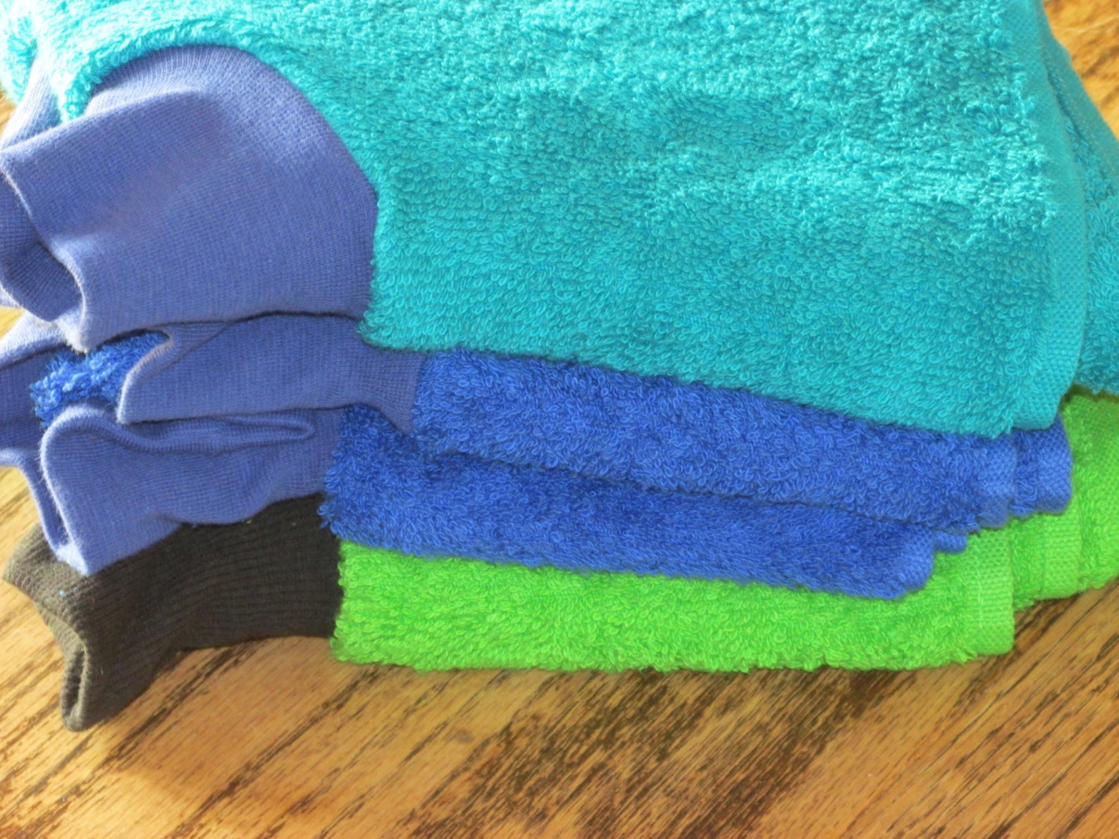 Towel Bib With Neck Ribbing Choice of Colors & Sizes Royal - Etsy