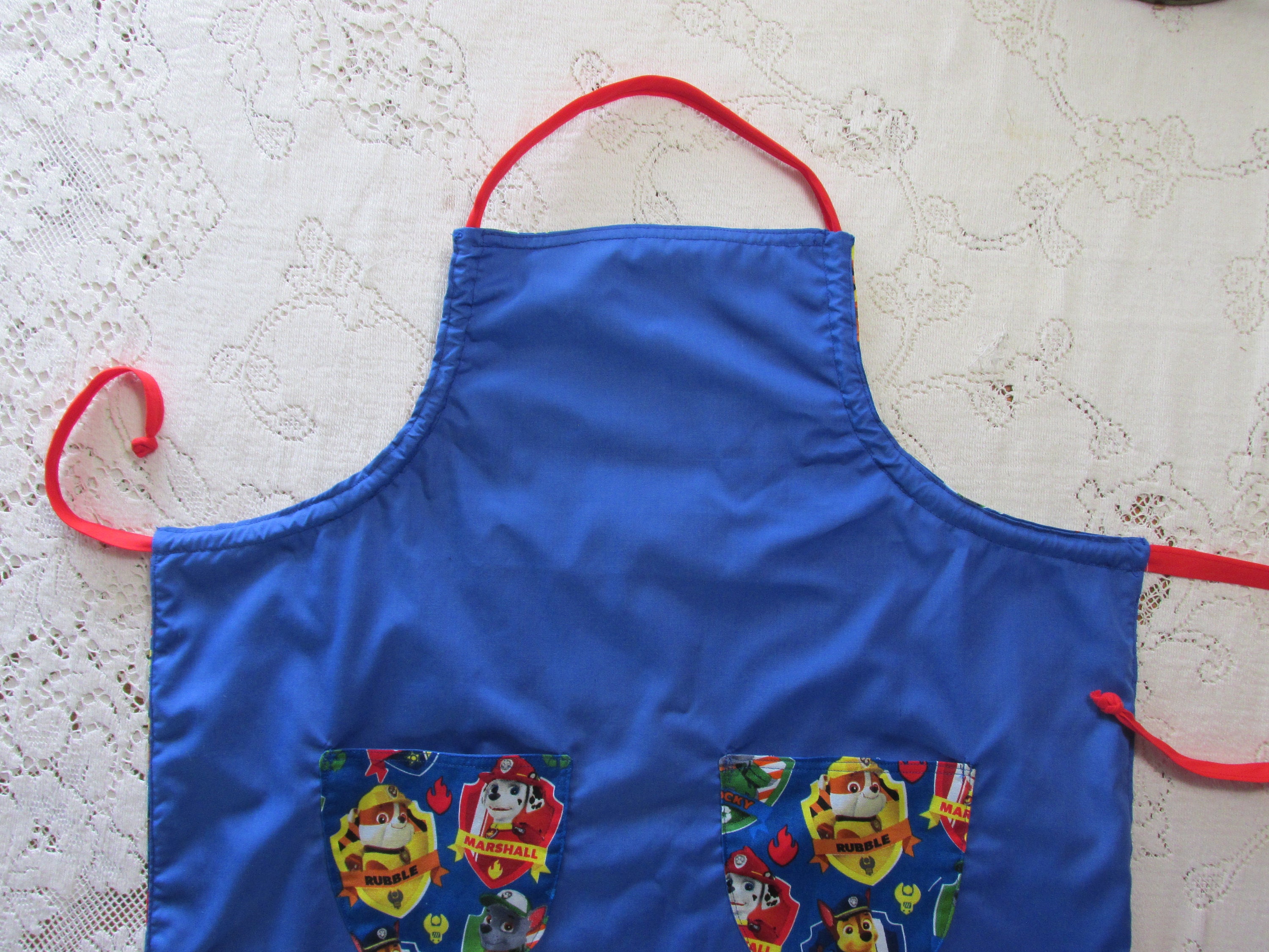 パウ・パトロール 子供用エプロン - リバーシブル幼児用エプロン