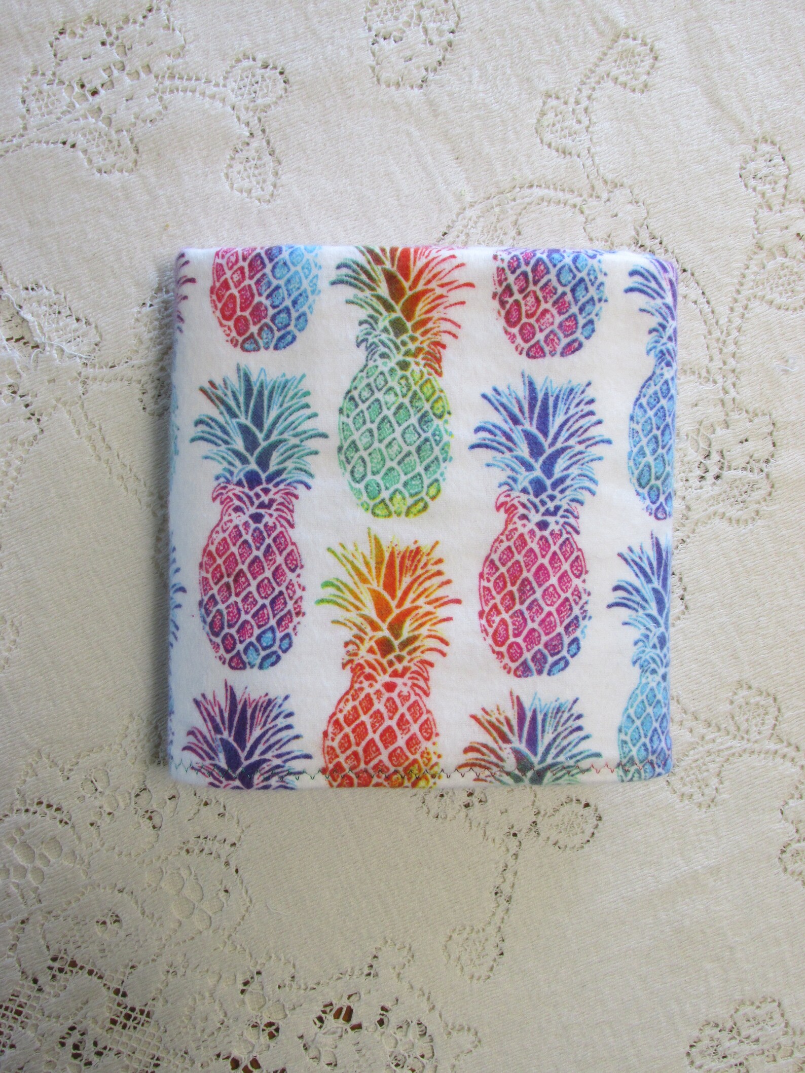 Extralarge Receiving Blanket Rainbow Pineapples Pineapple Etsy