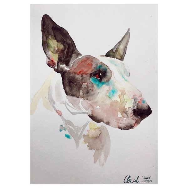 Pet Portrait Commission Art |  Custom Original Watercolour, Dog Painting, Cat Painting, Bird Painting, Commission Wall Art, Hand Made Order