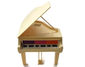 1981 Barbie Electronic Grand Piano, Vintage Piano Toy, Mattel Barbie Electronic Piano, Barbie Doll Collectibles