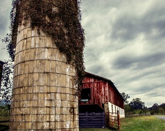 Landscape Photography- Americana Art- Fine Art Photography- Barn and Farm- 8x12 Print