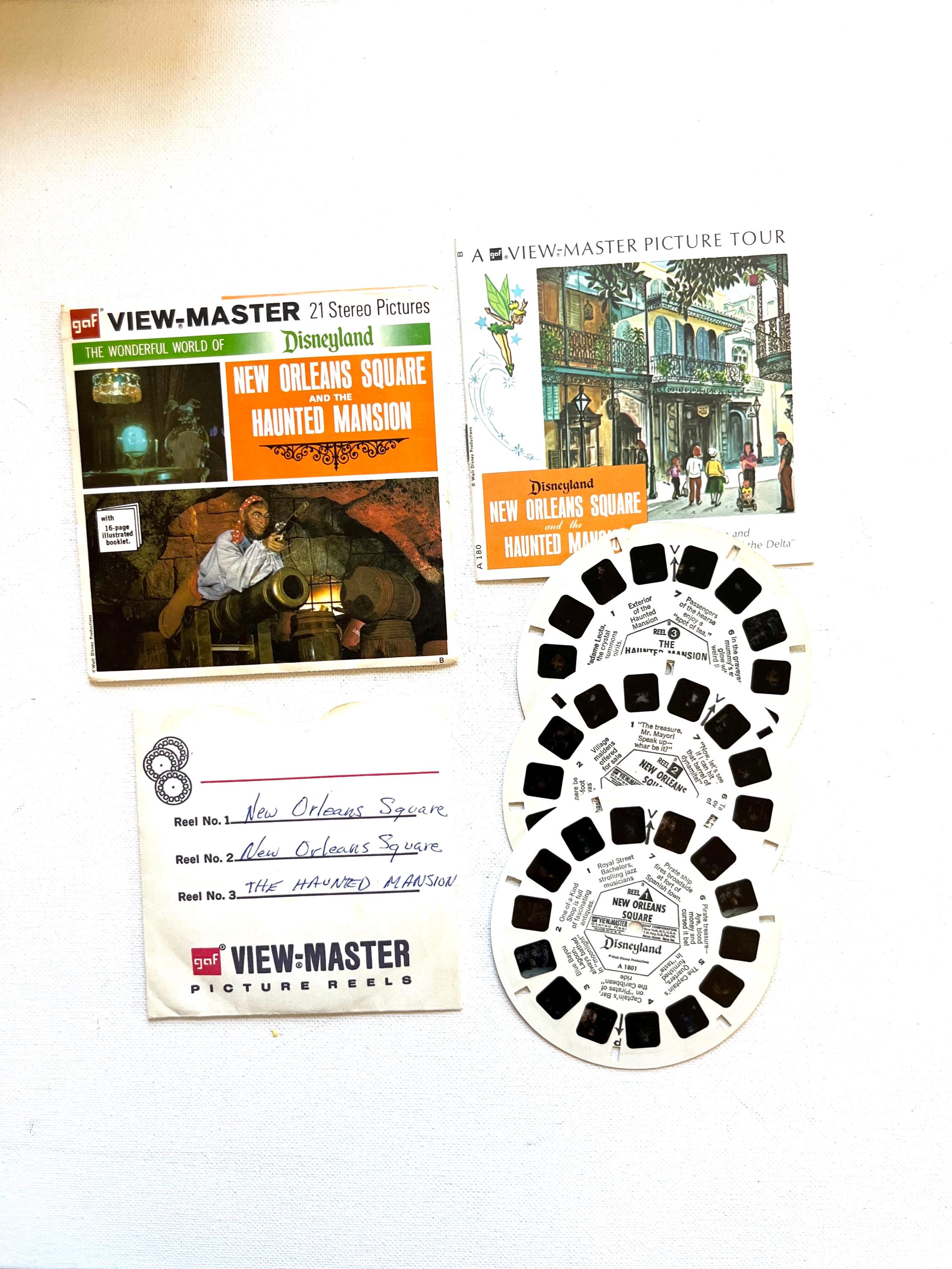 Vintage 1970s Disneyland View Master Reels & Booklet, New Orleans