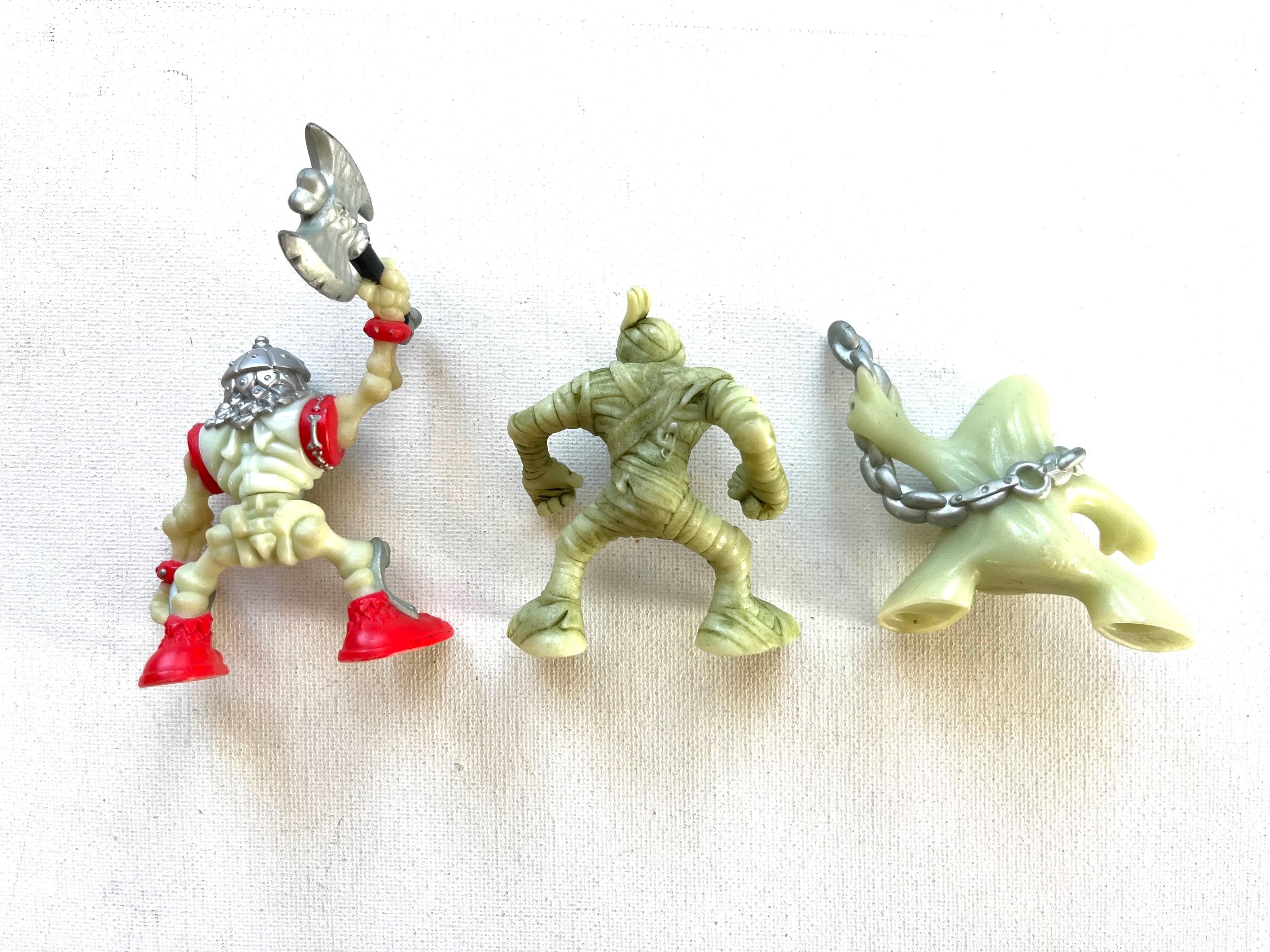 Complete Set Skeleton, Ghost & Mummy Great Adventures Glow in the