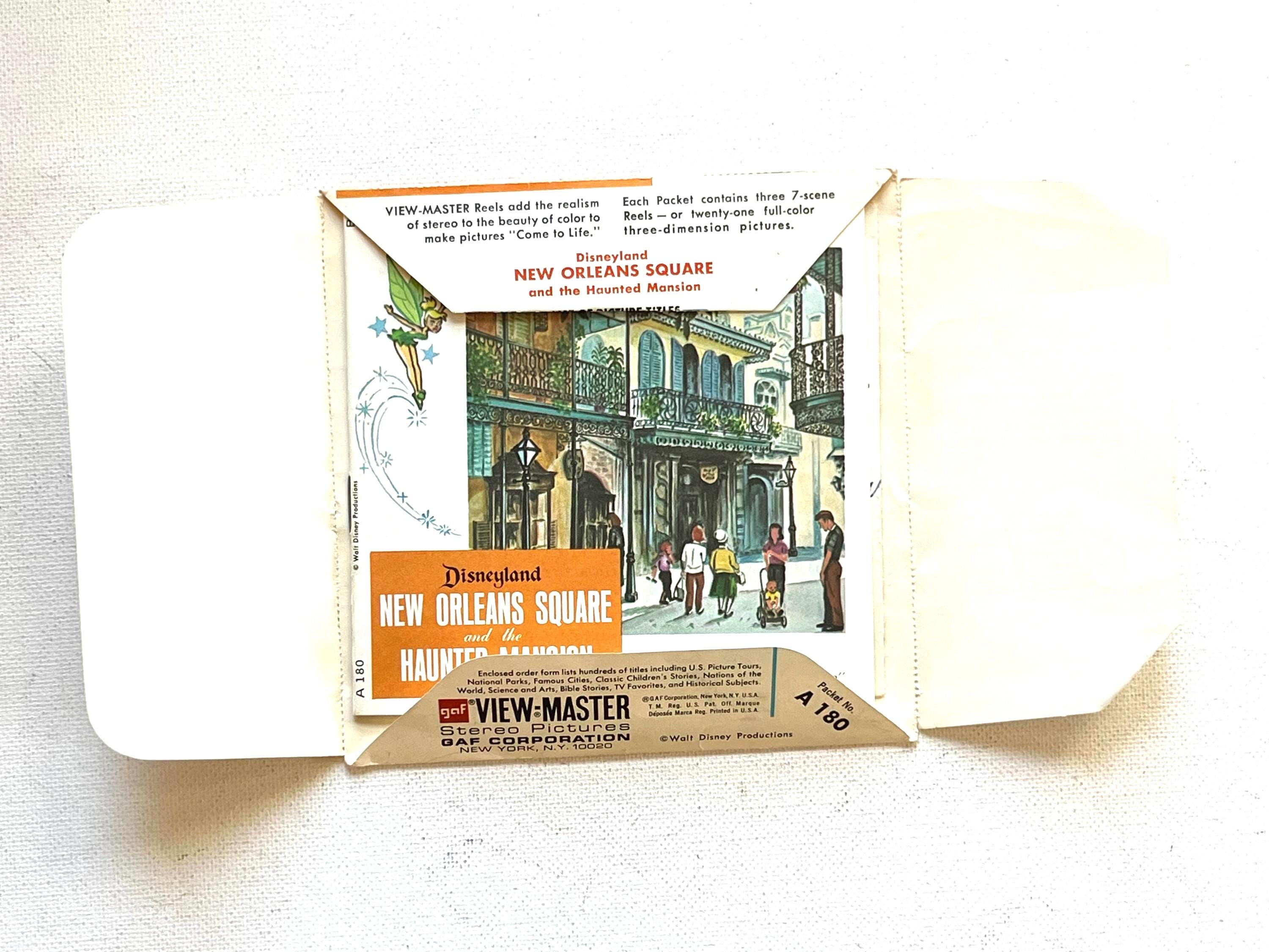Vintage 1970s Disneyland View Master Reels & Booklet, New Orleans