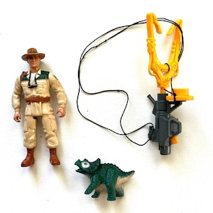 Vintage Jurassic Park the Lost World Eddie Carr Figure Playset