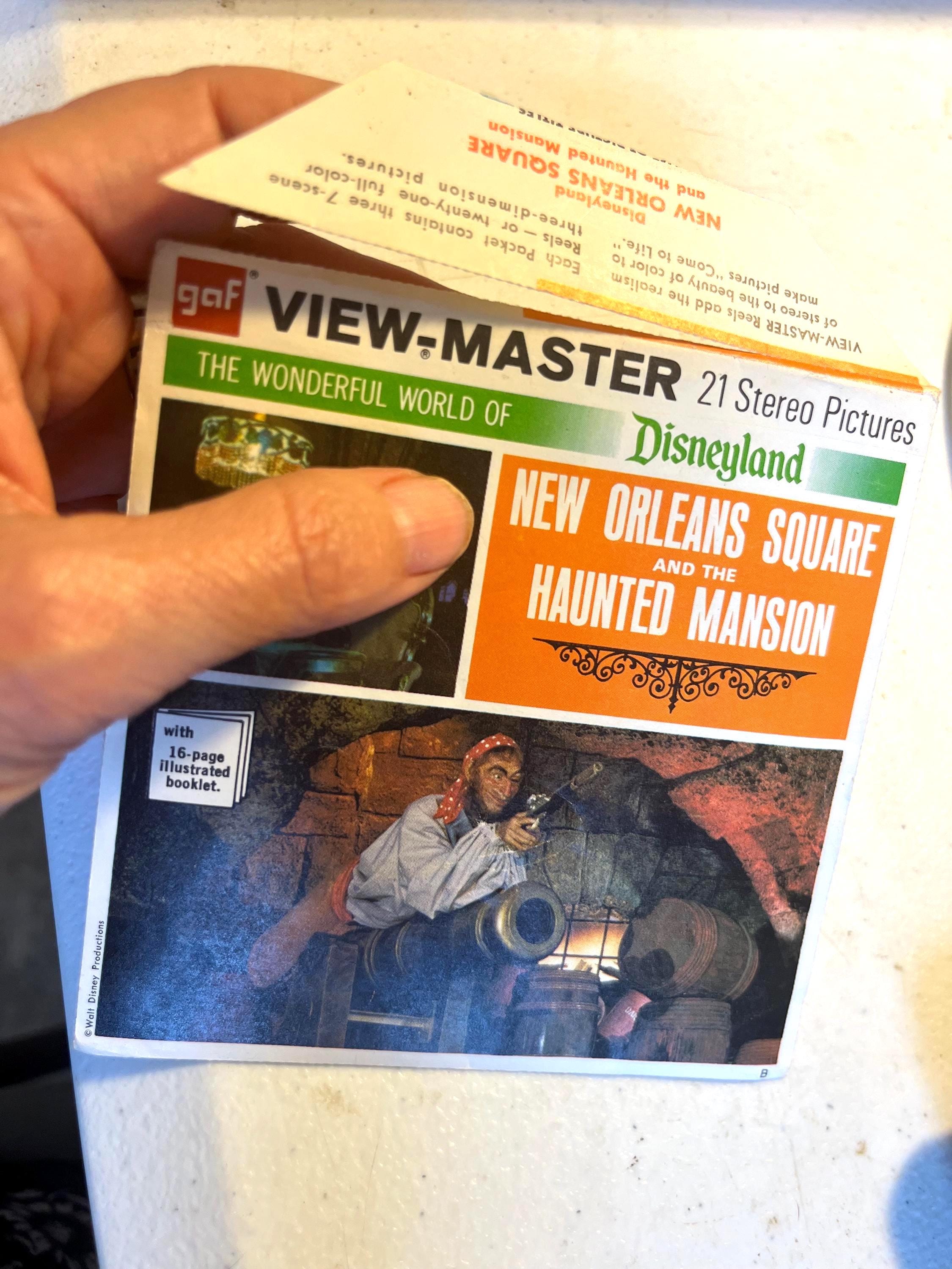 Vintage 1970s Disneyland View Master Reels & Booklet, New Orleans