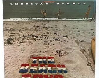 Vintage 1975 Sealed Vinyl 2-LP The Beach Boys American Summer, R 233593 Club Edition, RCA Capitol Records, 1960s/1970s Music, Decor