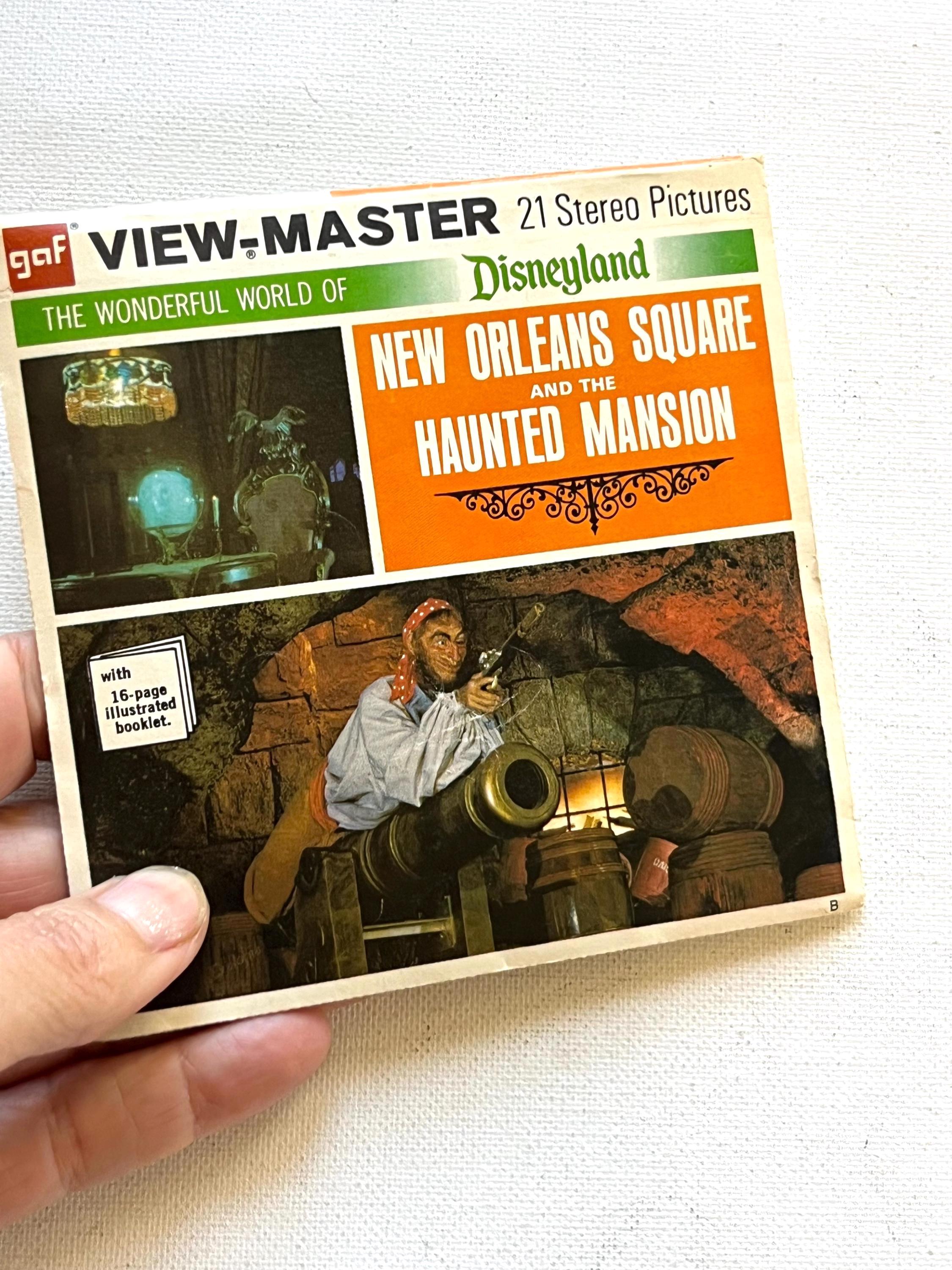 Vintage 1970s Disneyland View Master Reels & Booklet, New Orleans