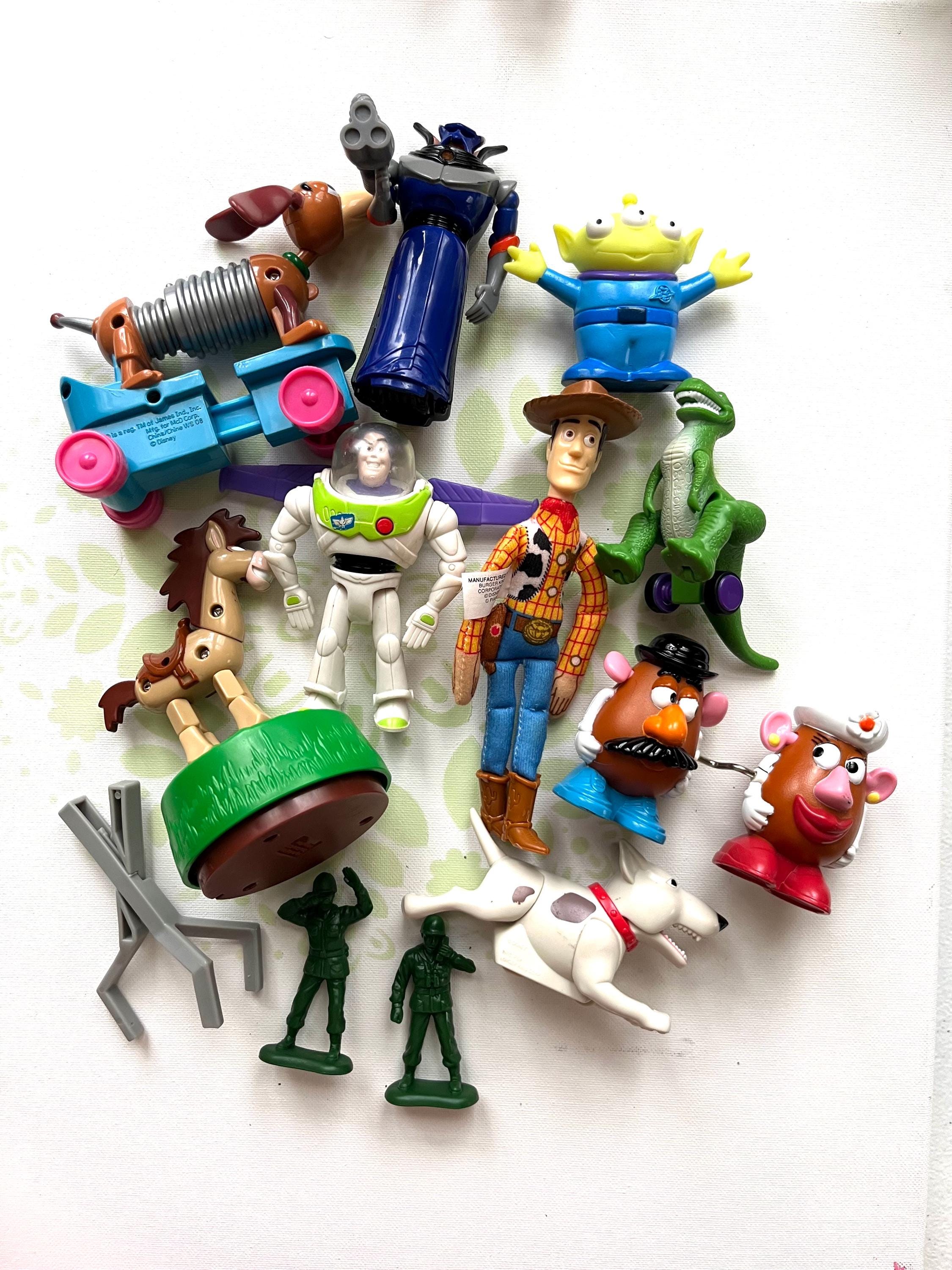 12-pc Toy Story Mcdonalds & Burger King Toys, Vintage Disney/pixar