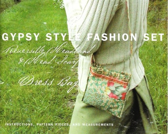 Amy Butler Gypsy Style Fashion Set Pattern ~ Cute Purselette and Scarf 2001