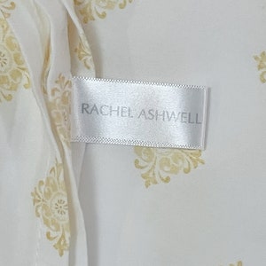 Rachel Ashwell TWIN FLAT SHEET Gold Medallions image 2