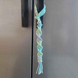 Fridge Freezer doors pull tab, Single tab, Dog training tools, Disability retrieval aid, Mobility aid, Pastel Ombre colors (Made to Order)