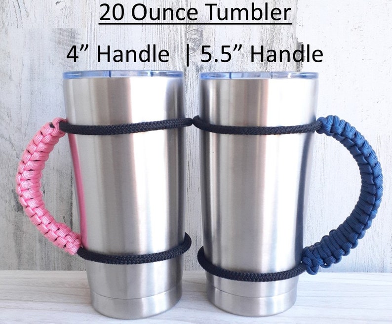 Coffee Tumbler 20oz Tapered Mug Handle, Stretchable Water Bottle Handle ...
