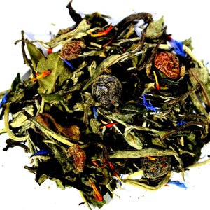 Blueberry Pomegranate - White Loose Leaf Tea