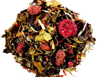 Raspberry Pomegranate - White Loose Leaf Tea