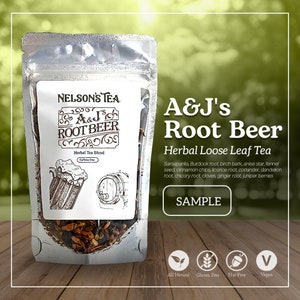 A&J's Root Beer - Herbal Loose Leaf Tea