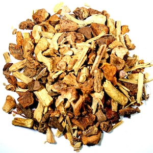 Sarsaparilla Root - Smilax medica - Cut & Sifted
